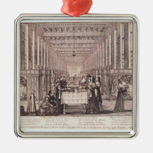 Ornamento De Metal A enfermaria das irmãs da caridade