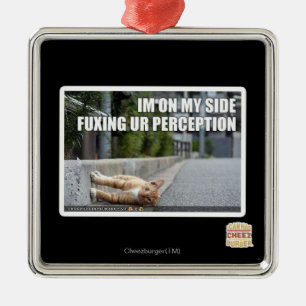 Ornamento De Metal A Enviar A Percepção De Ur