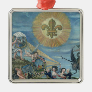 Ornamento De Metal A esperança da felicidade dedicada à nação