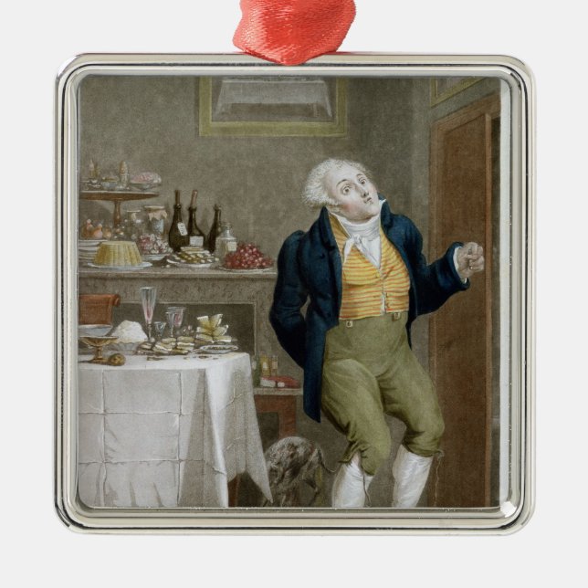 Ornamento De Metal A extremidade dos Gastronomes (Frente)