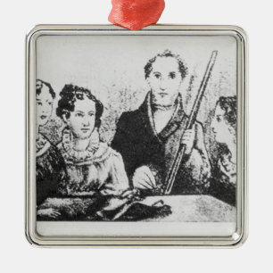 Ornamento De Metal A família de Bronte