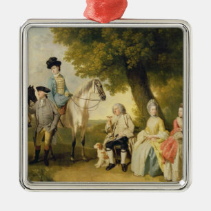 Ornamento De Metal A família de Drummond, c.1769 (óleo em canvas)