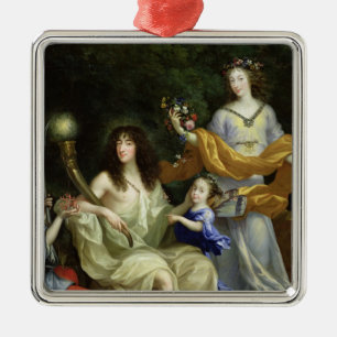 Ornamento De Metal A família de Louis XIV 1670