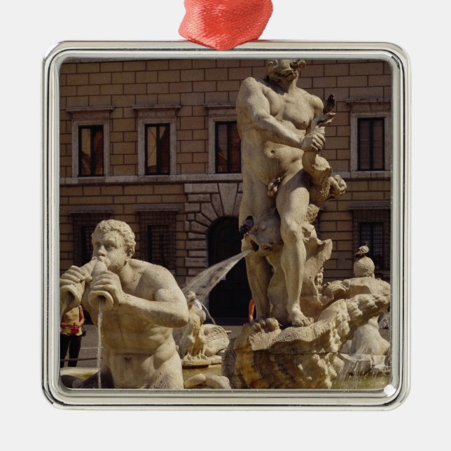 Ornamento De Metal A fonte de Moro (Frente)