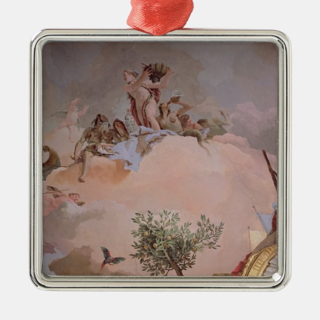 Ornamento De Metal A glória da espanha IV (Frente)