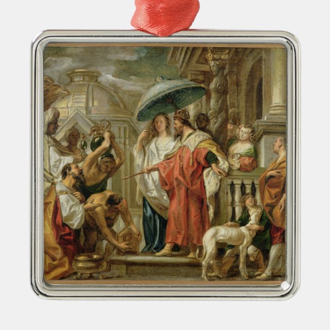 Ornamento De Metal A homenagem do al-Rashid de Harun da califa a (Frente)