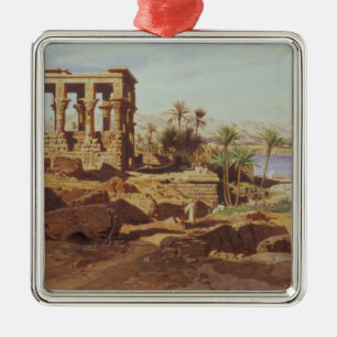 Ornamento De Metal A ilha de Philae, 1866 (w/c)