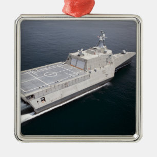 Ornamento De Metal A independência litoral 3 do navio de combate