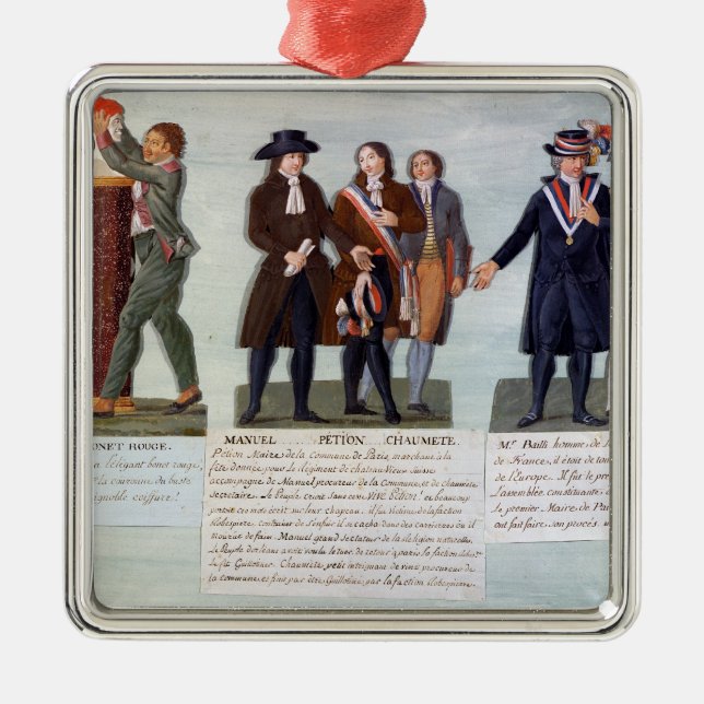 Ornamento De Metal A invenção de Red Hat, Manuel, Petion (Frente)