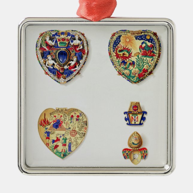 Ornamento De Metal A jóia de Darnley, 'das notas históricas no L (Frente)