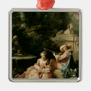 Ornamento De Metal A lição de música, 1749