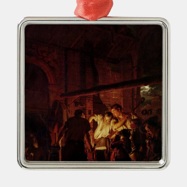 Ornamento De Metal A loja de um ferreiro, 1771 (Frente)