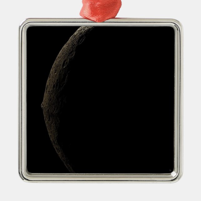 Ornamento De Metal A lua de Saturno Iapetus (Frente)