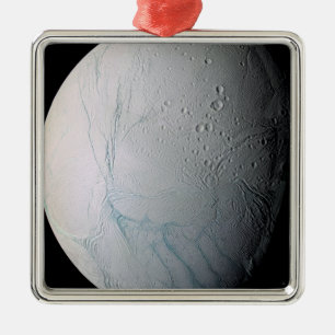 Ornamento De Metal A lua Enceladus 2 de Saturn