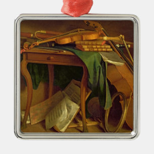 Ornamento De Metal A mesa do músico, c.1760