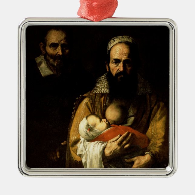 Ornamento De Metal A mulher farpada que amamenta, 1631 (Frente)