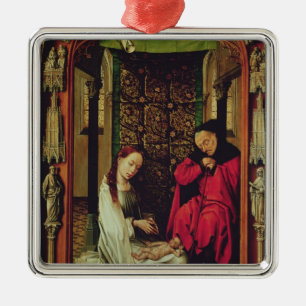 Ornamento De Metal A natividade, esquerda de um triptych, c.1496