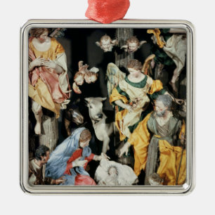 Ornamento De Metal A natividade, feita em Nápoles