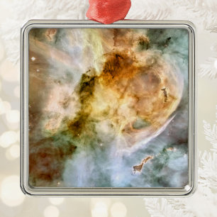Ornamento De Metal A Nebulosa Carina
