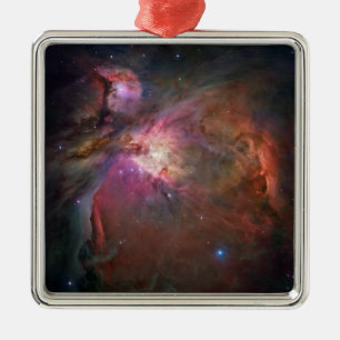 Ornamento De Metal A Nebulosa de Órion - Rosa