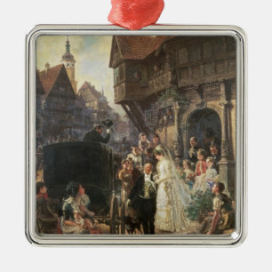 Ornamento De Metal A noiva, século XIX