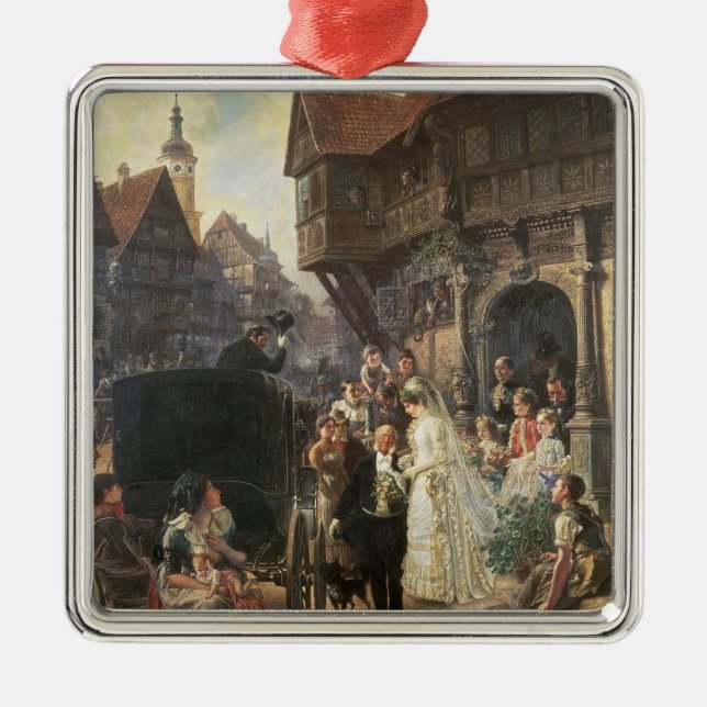 Ornamento De Metal A noiva, século XIX (Frente)