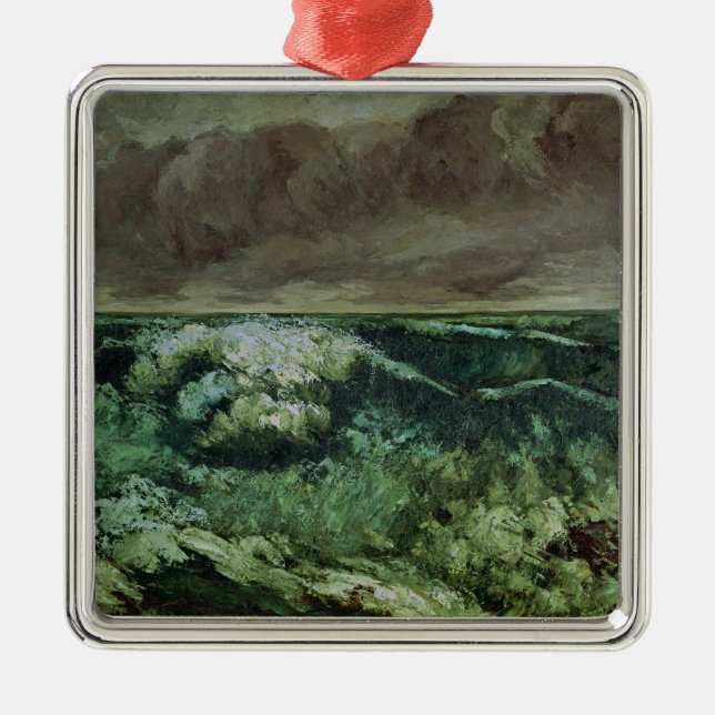 Ornamento De Metal A onda, depois de 1870 (Frente)