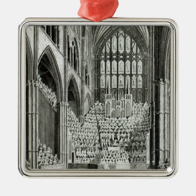 Ornamento De Metal A orquestra e os executores em Westminster (Frente)