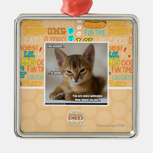 Ornamento De Metal A pena está inoperante (Frente)