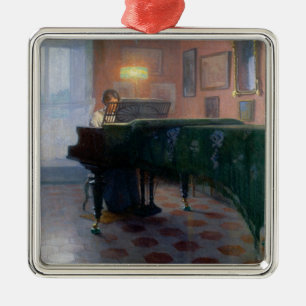 Ornamento De Metal A Pianista (Pianista) (Música Feminina)