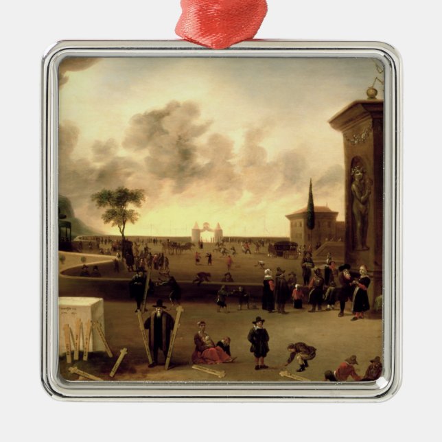 Ornamento De Metal A porta estreita ao céu (Frente)