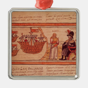 Ornamento De Metal A princesa indiana Malinche ou Dona Porto