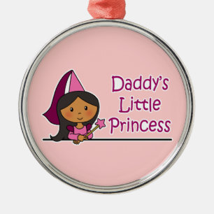 Ornamento De Metal A princesa pequena do pai