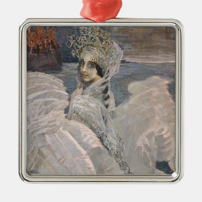 Ornamento De Metal A Princesa Swan (Frente)
