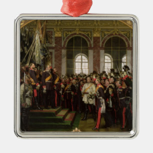 Ornamento De Metal A proclamação de Wilhelm