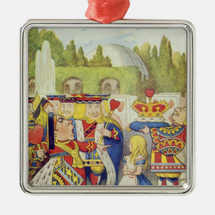 Ornamento De Metal A rainha veio! E não é irritada. "