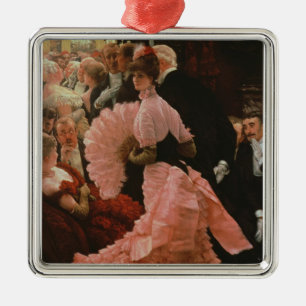 Ornamento De Metal A recepção ou, L'Ambitieuse (mulher política) c