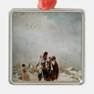 Ornamento De Metal A retirada de Rússia