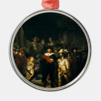 Ornamento De Metal A Ronda Noturna - Rembrandt