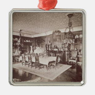 Ornamento De Metal A sala de jantar, Wickham Salão, Kent, 1897