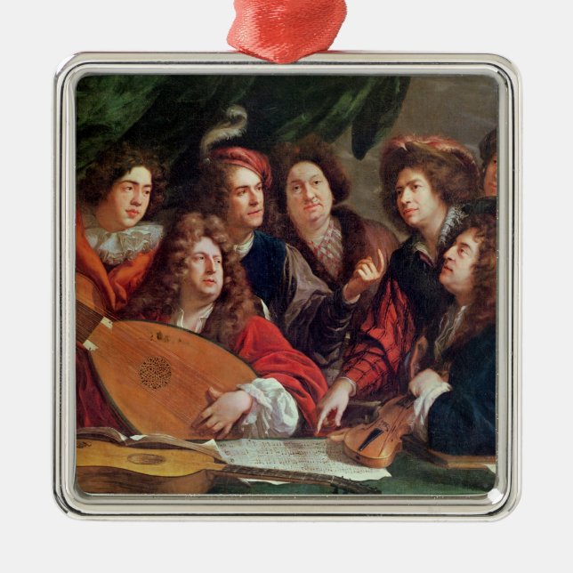 Ornamento De Metal A sociedade musical, 1688 (Frente)