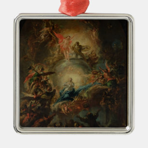 Ornamento De Metal A suposição, c.1695