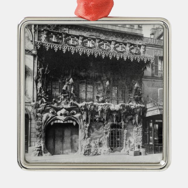 Ornamento De Metal A taberna de "l'Enfer" em Paris (Frente)