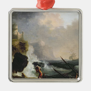 Ornamento De Metal A tempestade
