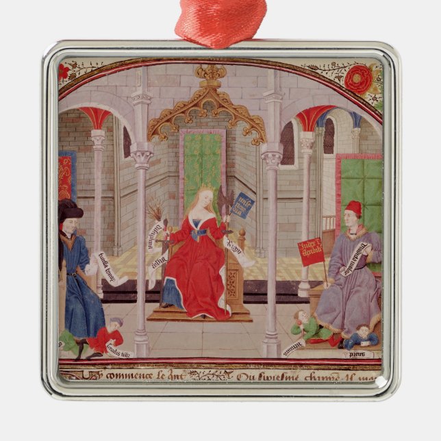 Ornamento De Metal A teoria de justiça (Frente)