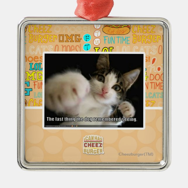 Ornamento De Metal A última coisa (Frente)