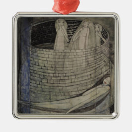 Ornamento De Metal A verdade está no fundo do poço