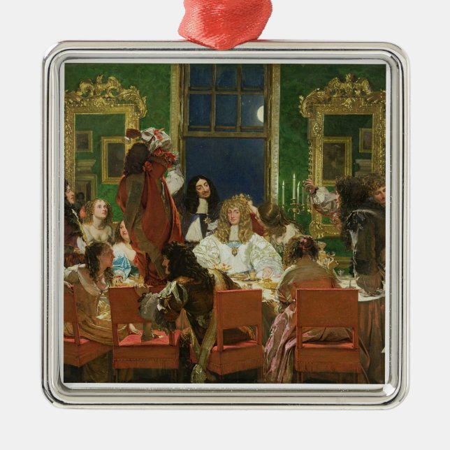 Ornamento De Metal A vida de Buckingham, 1853-55 (óleo nas canvas) (s (Frente)