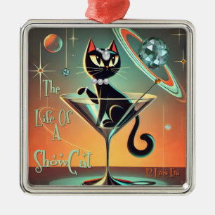 Ornamento De Metal A Vida de uma Gata Showgirl