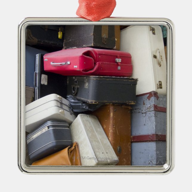 Ornamento De Metal A vida tem muita bagagem (Frente)